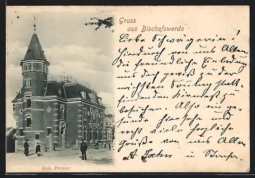 AK Bischofswerda, Kaiserliches Postamt