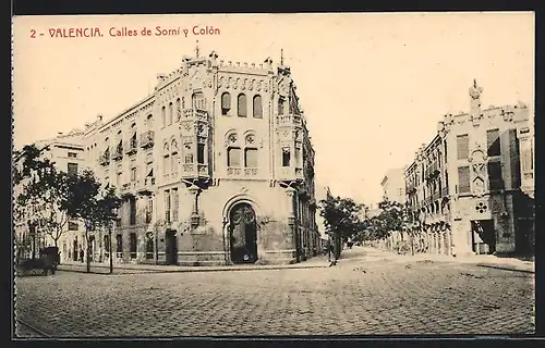 AK Valencia, Calles de Sorni y Colón