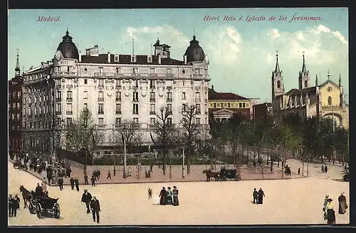 AK Madrid, Hotel Ritz é Iglesia de los Jerónimos