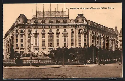 AK Madrid, Plaza de Cánovas: Palace Hotel