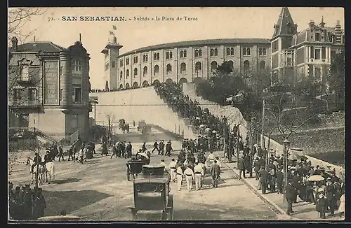 AK San Sebastian, Subida a la Plaza de Toros