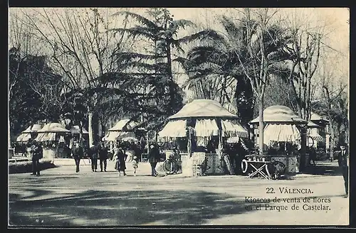 AK Valencia, Kioscos de venta de flores en el Parque de Castelar