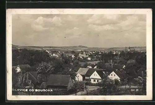 AK Blovice od Bousova, Panorama