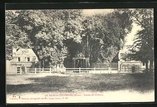 AK La Haye-St-Sylvestre, Entrée du Château