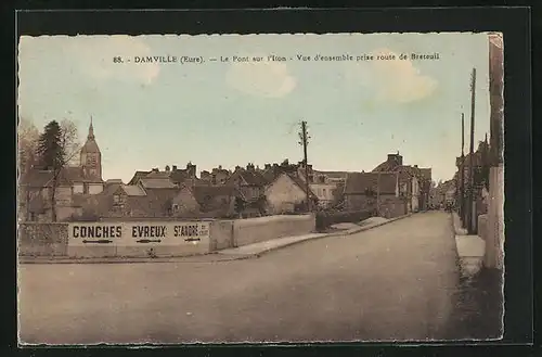 AK Damville, Le Pont sur l`Iton, Ortspartie