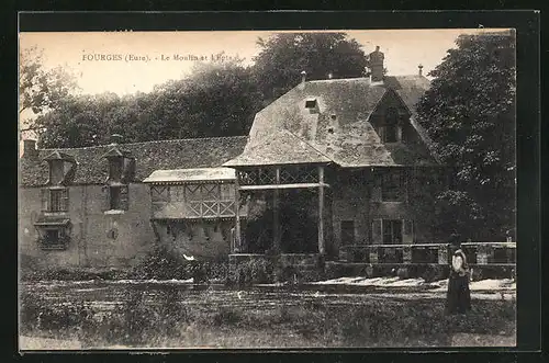 AK Fourges, le Moulin et l'Epte