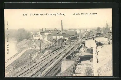 AK St-Rambert-d`Albon, la Gare et l`Usine Cognat