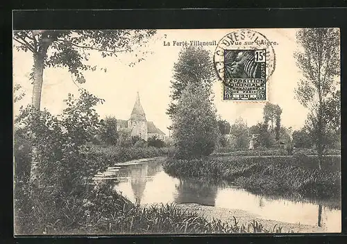 AK La Ferté-Villeneuil, Vue sur l`Aigre