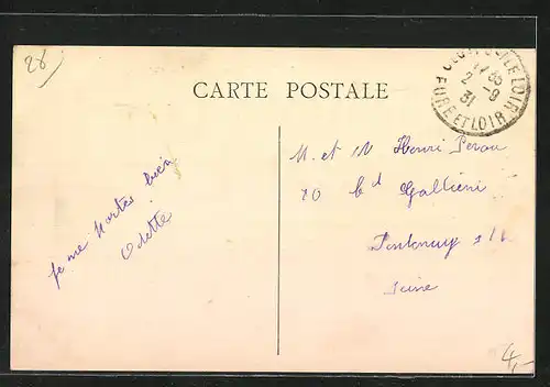 AK La Ferté-Villeneuil, Vue sur l`Aigre