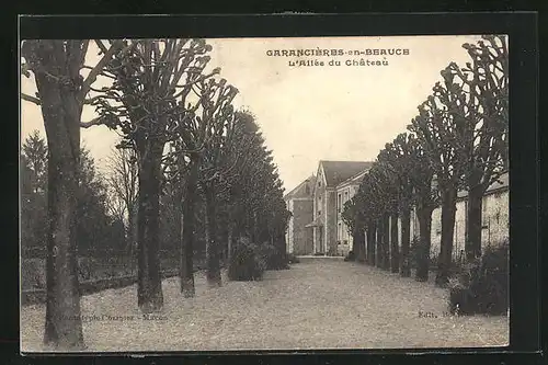 AK Garancières-en-Beauce, L`Allée du Château