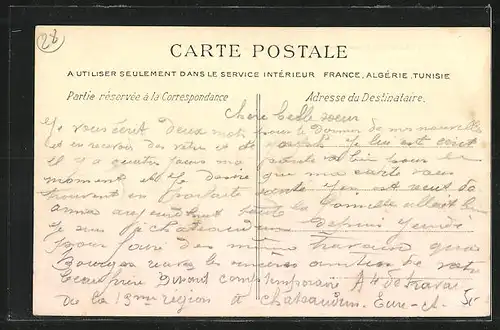 AK Autheuil, Entree du Village, Vue sur l`Eglise