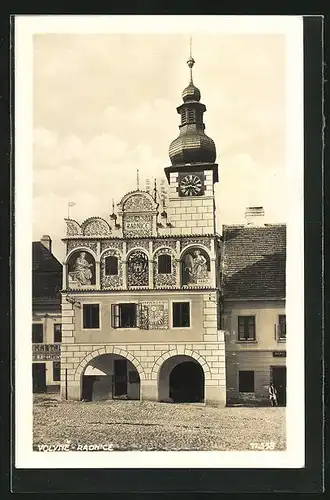 AK Volyne, Blick auf das Rathaus