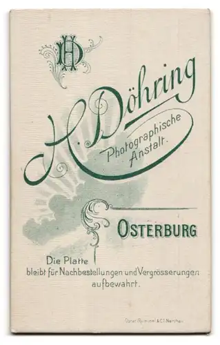 Fotografie H. Döhring, Osterburg, Mädchen in eleganter Sonntagskleidung