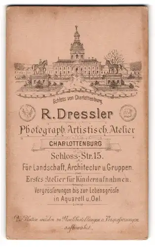 Fotografie R. Dressler, Berlin, Ansicht Berlin-Charlottenburg, Schloss Charlottenburg