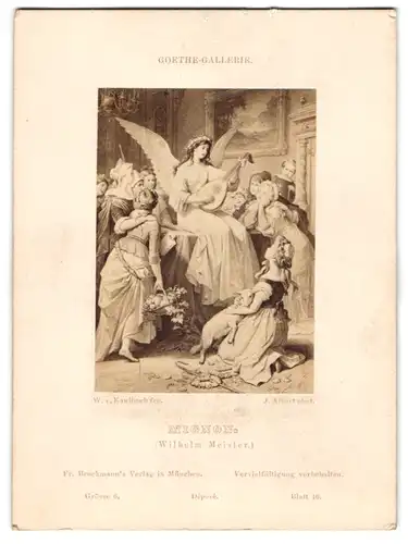 Fotografie Goethe Gallerie, Mignon (Wilhelm Meister)