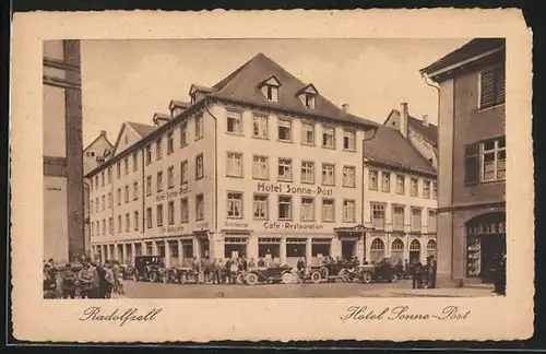 AK Radolfzell, Hotel Sonne-Post