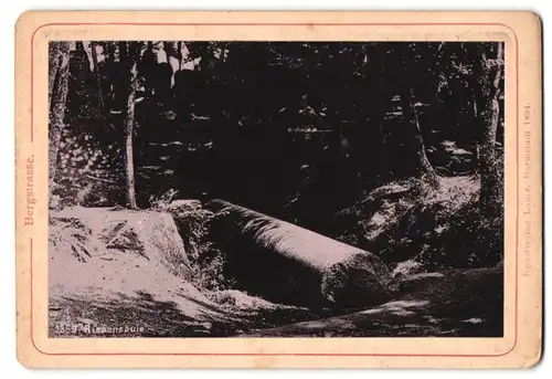 Fotografie Lautz, Darmstadt, Ansicht Reichenbach / Bergstrasse, Riesensäule