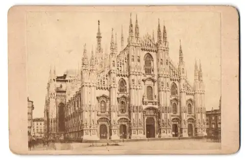 Fotografie Felice Crespi, Milano, Ansicht Milano, Il Duomo