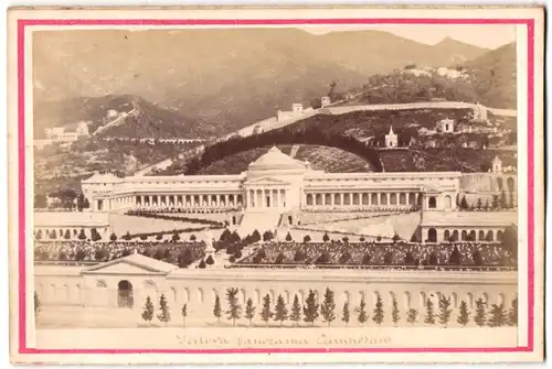 Fotografie Nicoli Teobaldo, Genova, Ansicht Genova, Panorama Camposanto