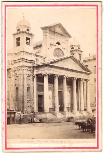 Fotografie Nicoli Teobaldo, Genova, Ansicht Genova, Chiesa dell Annunziata