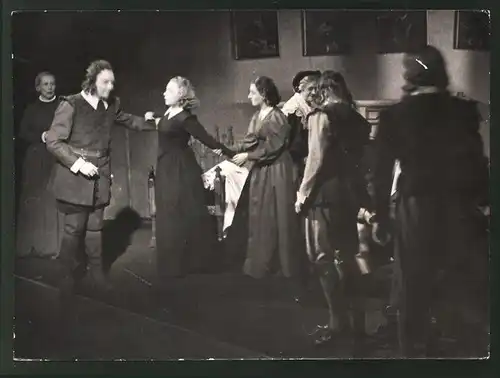 Fotografie Cromwell, Szenenbild mit Pelikowsky, Hohenthal und Bleibtreu
