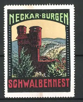 Reklamemarke Serie: Neckar-Burgen, Schwalbennest