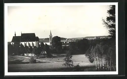 AK Milevsko, Blick auf das Kloster