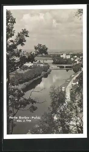 AK Borsov-Porici, Blick auf den Ort