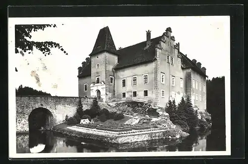 AK Cervena Lhota, Blick auf das Schloss