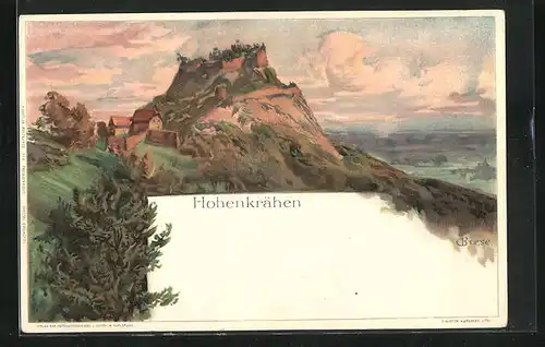 Künstler-AK Carl Biese: Hohenkrähen