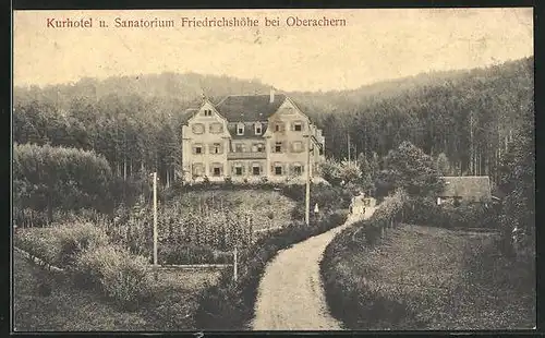 AK Oberachern, Kurhotel und Sanatorium Friedrichshöhe