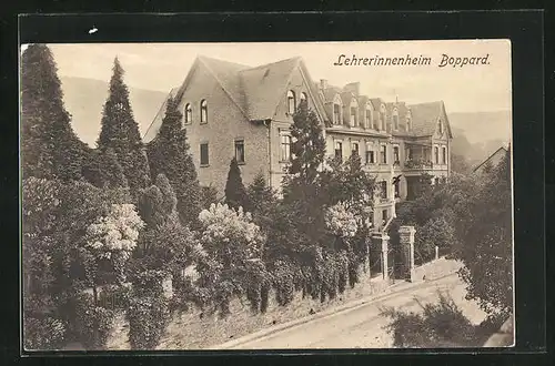 AK Boppard, Lehrerinnenheim im Sonnenschein