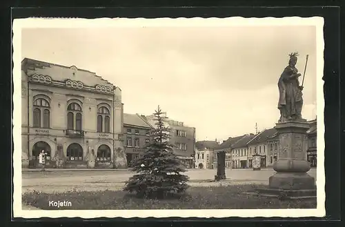 AK Kojetin, Restaurace-Hotel-Kavárna, Heiligenstandbild