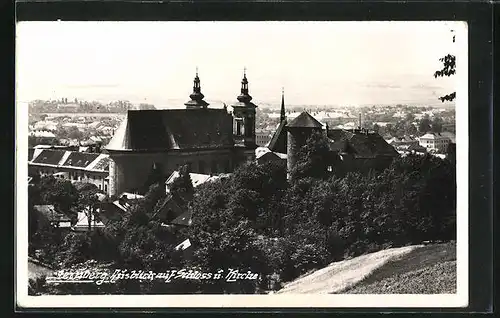 AK Sternberg, Blick auf Schloss und Kirche