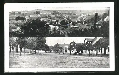 AK Sobotovice, Ortsansicht, Strassenpartie