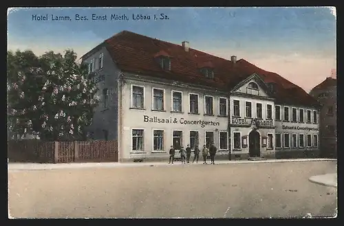 AK Löbau i. Sa., Hotel Lamm