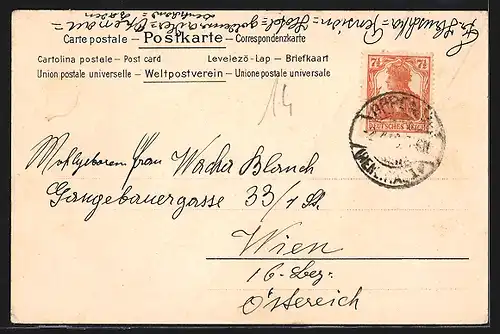 Lithographie Oppenau / Renchthal, Hotel Adler, Wasserfall, Totalansicht