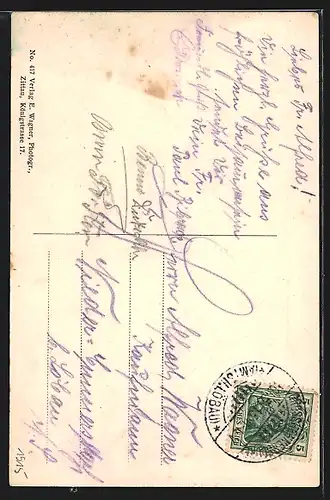 AK Grosshennersdorf, Gasthaus Bergrestaurant v. R. Prescher