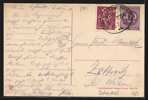 AK Ebersbach /Sa., Am Hainberg Restaurant