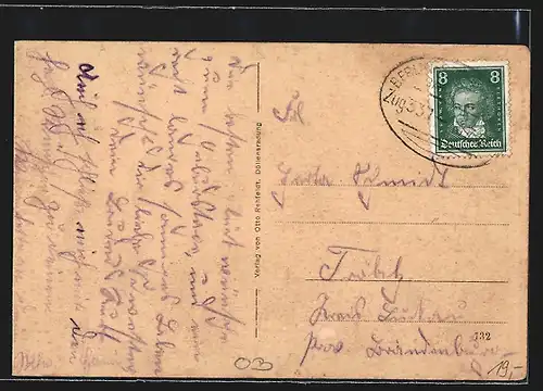 AK Döllensradung, Hegemeisterei, Partie am Triftberge