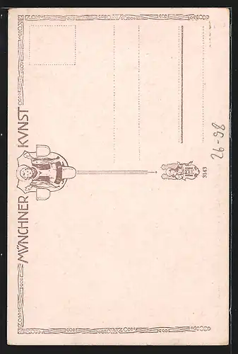 Künstler-AK Adolf (Jodolfi): Trotzköpfchen, Mädchen sitzt auf einem Stuhl
