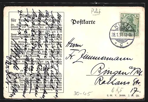 AK Reichstagsabgeordneter D. Friedr. Naumann