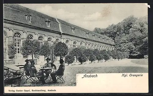AK Ansbach, königliche Orangerie