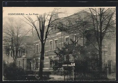 AK Godesberg, Postamt an der Hindenburgstrasse