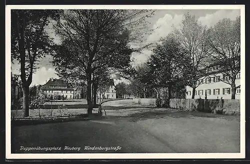 AK Heuberg, Truppenübungsplatz, Hindenburgstrasse