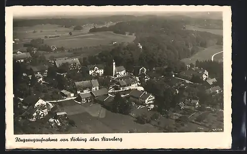 AK Söcking, Fliegeraufnahme über Starnberg