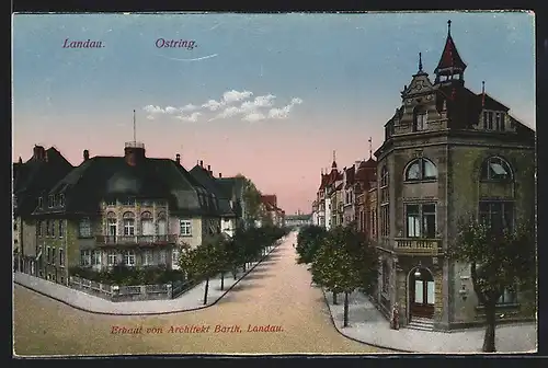 AK Landau, Strassenpartie am Ostring