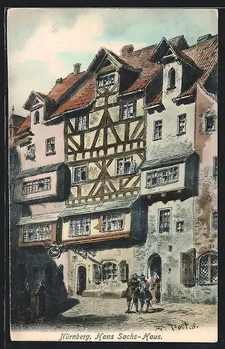 Künstler-AK Nürnberg, Hans-Sachs-Haus