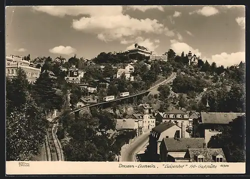 Foto-AK Walter Hahn, Dresden, Nr. 12754: Dresden-Loschwitz, HO-Gaststätte Luisenhof