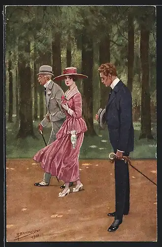 Künstler-AK R. Borrmeister: Der Andere